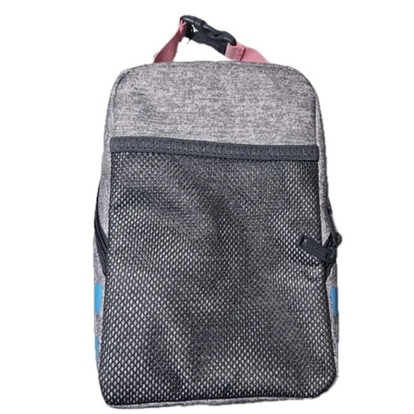 Adidas Kids Insulated Lunch Bag School Cooler New Recycled Material Backpack - Picture 2 of 9